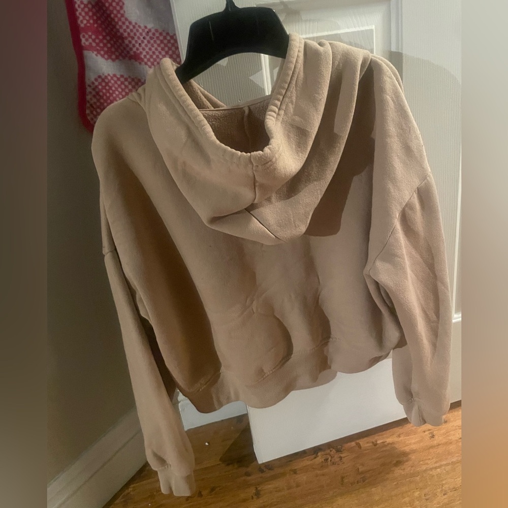 Tan Newport Zip-Up Hoodie - Picture 5 of 5